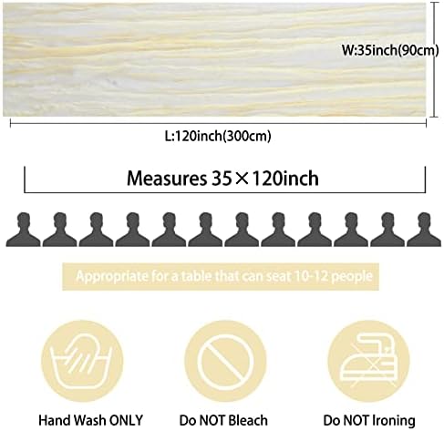 12 Pack 10Ft Cheesecloth Table Runner 35x120 Inch Boho Gauze Rustic Cheese Cloth Long Romantic Table Runner for Wedding Bridal Shower Birthday Party Table Decor (Beige) - Image 2