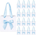 Kolldenn 50 Pcs Small Gift Favor Bags White Blue by Unknown