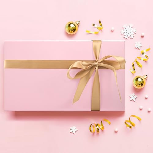 LIFELUM Pink Magnetic Gift Box for Wedding Presents, 14"x8.5"x4.5" - Image 6