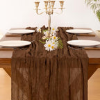 15 Pack Cheesecloth Table Runner Fall Boho Gauze Wedding Party Home Decor - Image 5