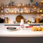 Holiday Santa’s Cookie and Milk Plate and Cup, Chalkboard Personalized Message with Included Chalk, Gift for Kids, Christmas Eve Tradition Play Set - Image 4