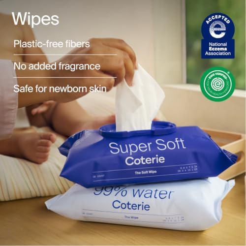 Coterie Newborn Starter Kit | Diapers (NB-3), Wipes & Skincare Gift Set - Image 6