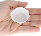 CybrTrayd No.6 Glassine Paper Approximately 14,000 Pieces – 1-1/4” Base, 7/8” Wall Candy Cups, White - Image 5