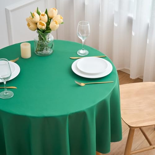 FINDYOU Hunter 6 Pack Round 60 Inch Tablecloth, Premium Polyester Table Cloth Washable Table Cover Stain and Wrinkle Resistant Decorative Table Cover for Party Wedding - Image 2
