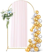 7.2 ft Gold Metal Balloon Arch Stand for Wedding, Birthday & Baby Shower by ZHIYO-LIFE