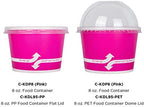Karat [8oz - 1000 ct] Paper Ice Cream Cups & Soup Bowls for Hot/ Cold Food - Ideal for Soup, Ice Cream, Gelato, Yogurt and Snacks - Pink - Image 4