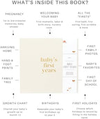 Lamare Baby First Year Book – Keepsake Baby Memory Book and Baby Scrapbook - Image 7