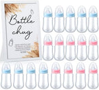 Roowest Bottle Chug Baby Shower Games Favors, Pink, Blue, Boho by Roowest