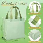 Wesnoy 36 Pcs Woven Gift Bags, Reusable Pastel Tote with Handles - Image 2