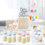 Roowest Bottle Chug Baby Shower Games Favors, Pink, Blue, Boho - Image 5