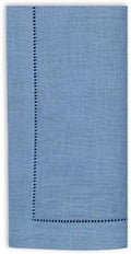Dusty Blue Linen Like Napkins Disposable Guest Towels Airlaid, 50ct by Stxys