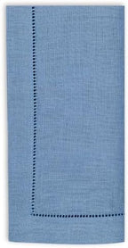 Dusty Blue Linen Like Napkins Disposable Guest Towels Airlaid, 50ct by Stxys