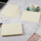 100 Pieces A6 Envelopes 4x6 Cream Color, 6 1/2 x 4 3/4 Inches (Pack of 4) - Image 3