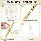 Easel Stand for Sign, Elegant, Gold, 2 Pcs - Image 4