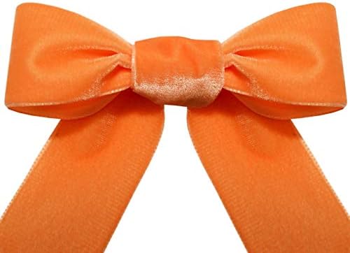 Morex Ribbon Nylvalour Swiss Velvet Ribbon, Apricot 01240/10-683 1.5" x 11 Yd, Aprilcot - Image 3