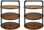 Cupcake Stand, 3 Tier Large Rustic Wooden Cupcake Tower for 50 Cupcakes by Unknown