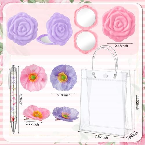 Daifunli 6 Set Pink Purple Flower Baby Shower Prize Gift for Winner Guest - Image 4