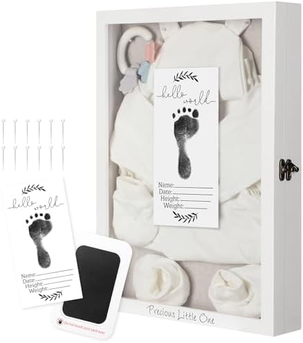 Jetec 12 x 16 Baby Shower Shadow Box Keepsake Frame, White by Jetec