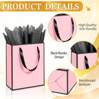 Epoesch 36 Pack Gift Bags with Handles & 36 Tissue Papers – 8x5x10 Inches - Image 3