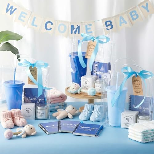 Nuogo 6 Sets New Parent Shower Prizes, Gradient Blue, Classic Style - Image 4