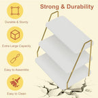 VyGrow Cupcake Stand, 3-Tier Dessert Stand for 55 Cupcakes, Wood & Metal Tower Display Premium Holder Dessert Tree Tower for Christmas Birthday Weddings Party Decor, 16.26" L x 11.81" W x 15.76" H - Image 5