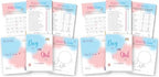 Woodamore Baby Gender Reveal Games For Guests - Fun Baby Bingo For Boy Or Girl Shower Games, Gender Reveal Decorations, Mommy Or Daddy, Old Wives Tales Gender Reveal Party Game (Pack of 2) by Woodamore
