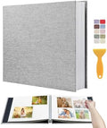 Large Photo Album Self Adhesive Scrapbook Album for 4x6 5x7 8x10 Pictures DIY Photo Book for Wedding, Anniversary, Christmas, Baby Shower, Ideal for Preserving Precious Moments by HoneyTolly