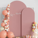 Wokceer Arch Backdrop Cover 7.2FT, 6FT Light Rose Arch Cover Stretchy - Image 3