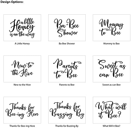 Honey Baby Shower Favors, Classic Honey Bee Themed Baby Shower, Honey Baby Shower Favors, Honey Favors, Mini Honey Jar Favors, Watercolor Bee Baby Favors (Set of 12) - Image 4
