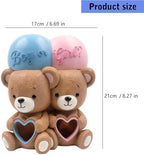 Bear Cake Toppers Gender Reveal Cake Decorations Boy or Girl Bear Figurines Ornament Babies Gender Reveal Decorations Theme Party Supplies - Image 3