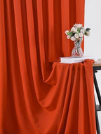Rust Backdrop Curtains 20ftx8ft Thanksgiving Polyester Photo Drapes - Image 3