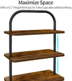 Cupcake Stand, 3 Tier Wood Cupcake Stand for 50 Cupcakes Large Dessert Stand Cupcake Display Stand Cupcake Tower for Farmhouse Decor, Party Serving Tray, Vendor Dessert Table Display Set - Image 5