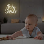 YuanDian Baby Shower Neon Sign, Dimmable LED Neon Lights USB Powered for Wall Decor, Baby Room Decorations, Light up Welcome Signs for Shower Party Birthday Backdrop - Image 4