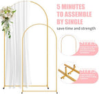 2 Pack Arch Backdrop Stand and Cover Set (7.2FT/6FT), Balloon Arch Stand - Image 3