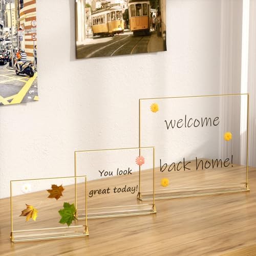 NIUBEE 4x6 Acrylic Sign Holder, Picture Frame, Wedding Table Numbers, 6pack - Image 6