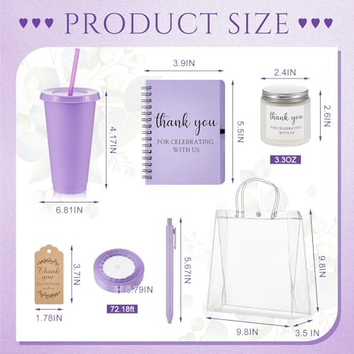 Nuogo 6 Sets New Parent Shower Prizes, Purple Color, Classic Style - Image 3
