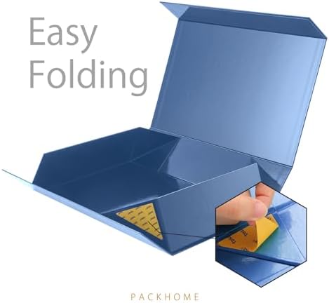PACKHOME 6 Extra Large Blue Gift Boxes 17.5x11.3x4.3in with Magnetic Lids - Image 4