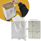 Papertide 36 Pack White Mini Gift Bags 7×4×9 inch with Tissue Paper - Image 3