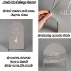 Arch Backdrop Cover for One Silly Goose Baby Shower Arch Stand Stretchy Cover First Goose Kids 1st Birthday Party Fiesta Decorations (6.6x3.3ft Cover,004) - Image 3