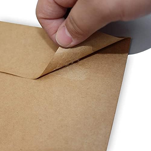 Xxcxpark 250 Qty Printable A9 Invitation Envelopes 5.75 x 8.75 Cards, Self Seal 120GSM Brown Paper Envelopes for Invitations, Papers, Photos, Documents, Wedding, Baby Shower, Easy to Seal and Peel - Image 6