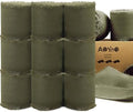 9 Rolls Olive Green Chiffon Ribbon, 1.5" x 63Yd Frayed Fringe Silk Ribbons for Wedding Invitations, Bridal Bouquets, St. Patrick's Day Gifts Wrapping, Decorations by Unknown