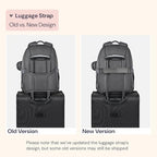 BabbleRoo Diaper Bag Backpack - Travel Large Baby Diaper Bag with Changing pad, Waterproof Baby Bags for Mom & Dad, Unisex Bags with Pacifier Case, Luggage Strap & Stroller Clips - Dark Gray - Image 2