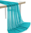 Pack of 40 Yard Chiffon Drapery Fabric, 60" Wide, Multiuse - Peacock Blue by MDS