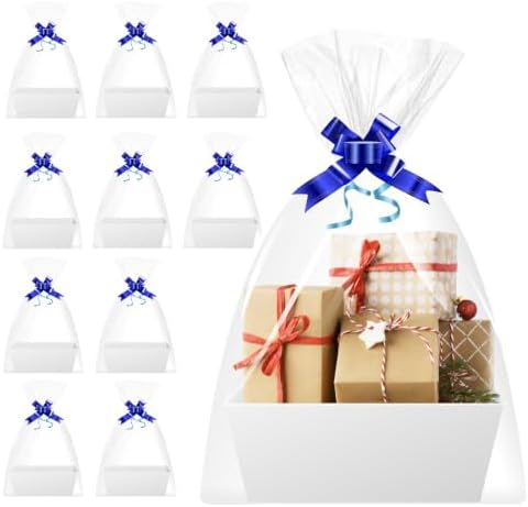 AOUKAR White Empty Gift Baskets, 10 Pack small Baskets for Gifts to Fill by AOUKAR