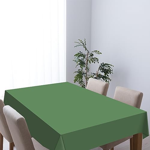 Whaline 16Pcs Sage Green Plastic Tablecloth 4 Green Series Colors Disposable Rectangle Table Cover Waterproof Table Cloth for Birthday Wedding Party Decoration Supplies, 54 x 108 Inch - Image 5