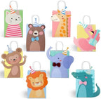 YooNotee 24 Packs Animal Parade Themed Paper Gift Bags with 3D Shapes - Image 6