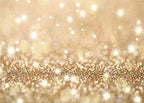 BELECO 10x6.5ft Fabric Bokeh Gold Backdrop Golden Glitter Holidays Twinkle Lights Background Gold Spot Sparkles Photography Backdrop for Party Wedding Birthday Photoshoot Kids Newborn Photo Props - Image 2