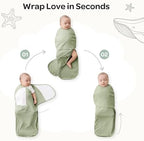 Momcozy Swaddles for Newborns, Quiet Fastener Swaddle for Infant 0-3 Months - Image 6