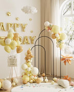 Wedding Arch, Metal Arch Backdrop Stand, Black, 6FT, 5FT, 4FT - Image 4