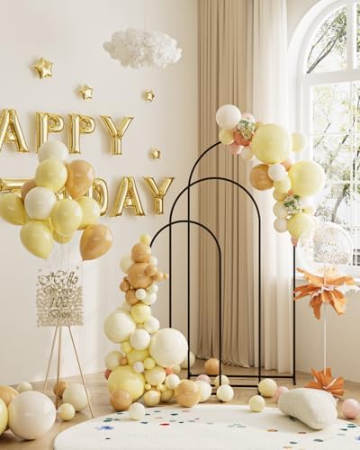 Wedding Arch, Metal Arch Backdrop Stand, Black, 6FT, 5FT, 4FT - Image 4